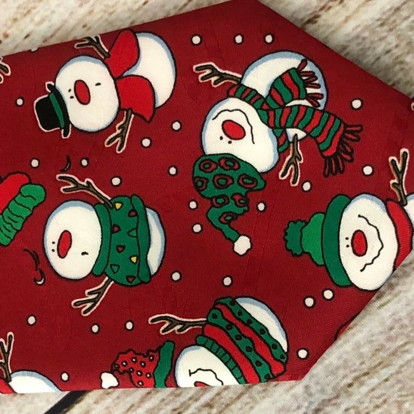 Hallmark Snowman Ugly‎ Christmas Neck Tie Party - Picture 8 of 8